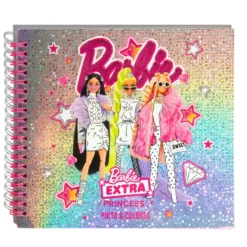 Caderno Barbie Pintar e Colorir