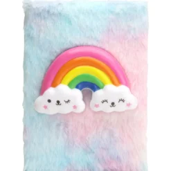 Caderno de Peluche Arco-Íris