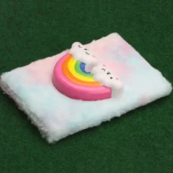 Caderno de Peluche Arco-Íris