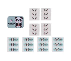 Caixa de Metal com Pensos Kawaii
