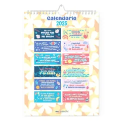 Calendário de Parede 2025 No me da la vida (Não tenho tempo para nada)
