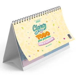 Calendário de Secretária 2026 Claro Que Consigo Tudo