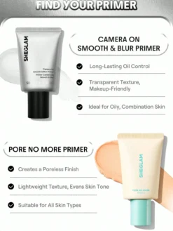 Camera On Smooth & Blur Primer