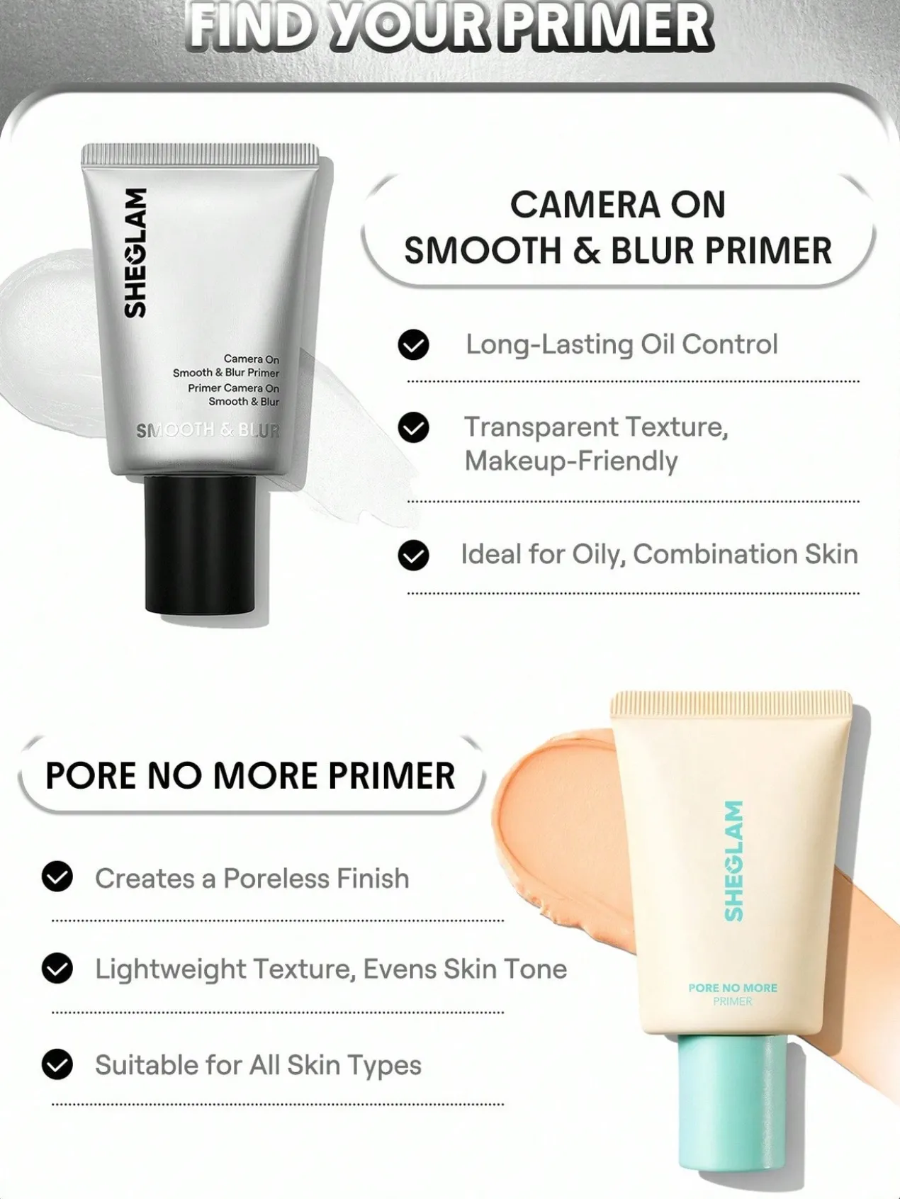Camera On Smooth & Blur Primer