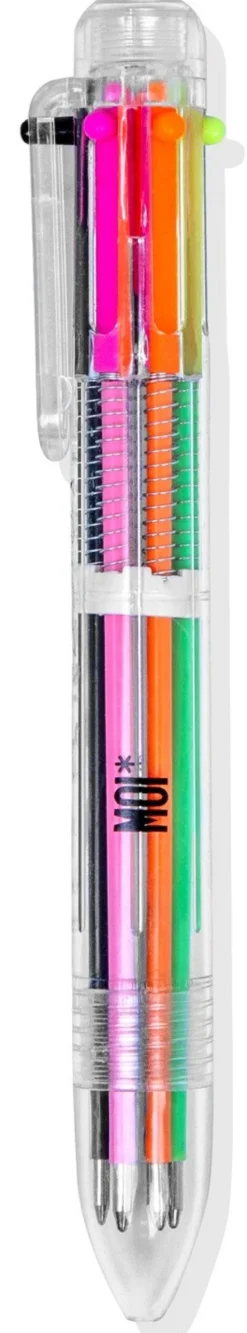 Caneta com 6 Cores