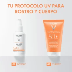Capital Soleil Leite Hidratante Invisível SPF50+
