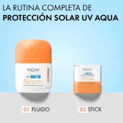 Capital Soleil UV Aqua Fluido Hidratante SPF50 tom médio