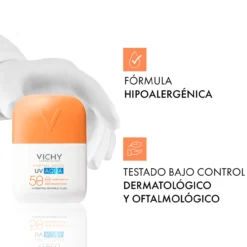 Capital Soleil UV Aqua Fluido Hidratante SPF50 tom claro