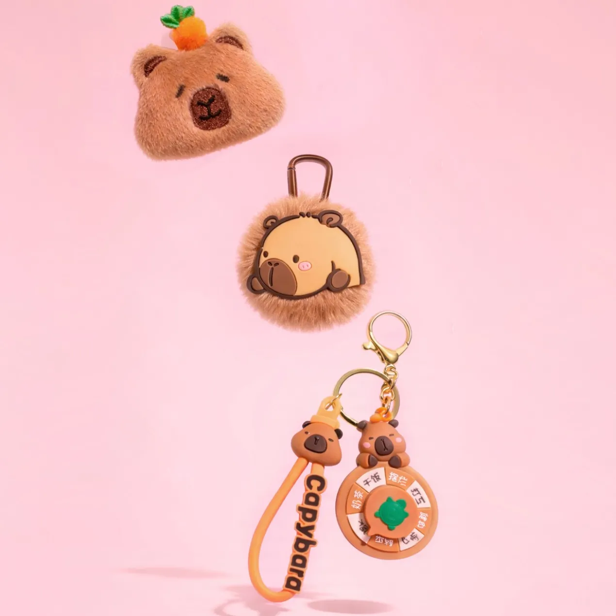 Capycharm Porta-chaves Pompom