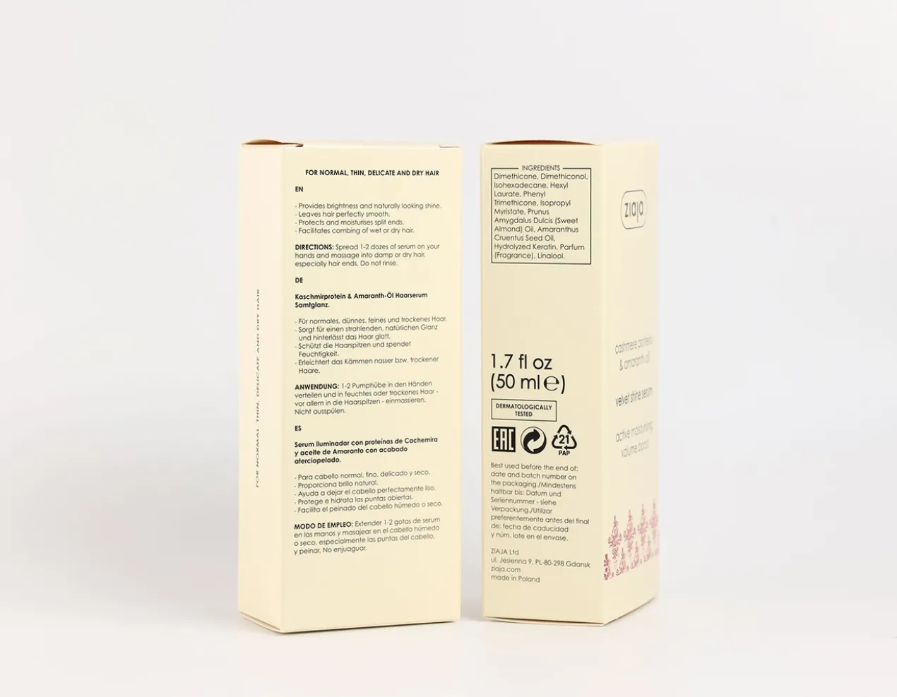 Cashmere Sérum Capilar Iluminador