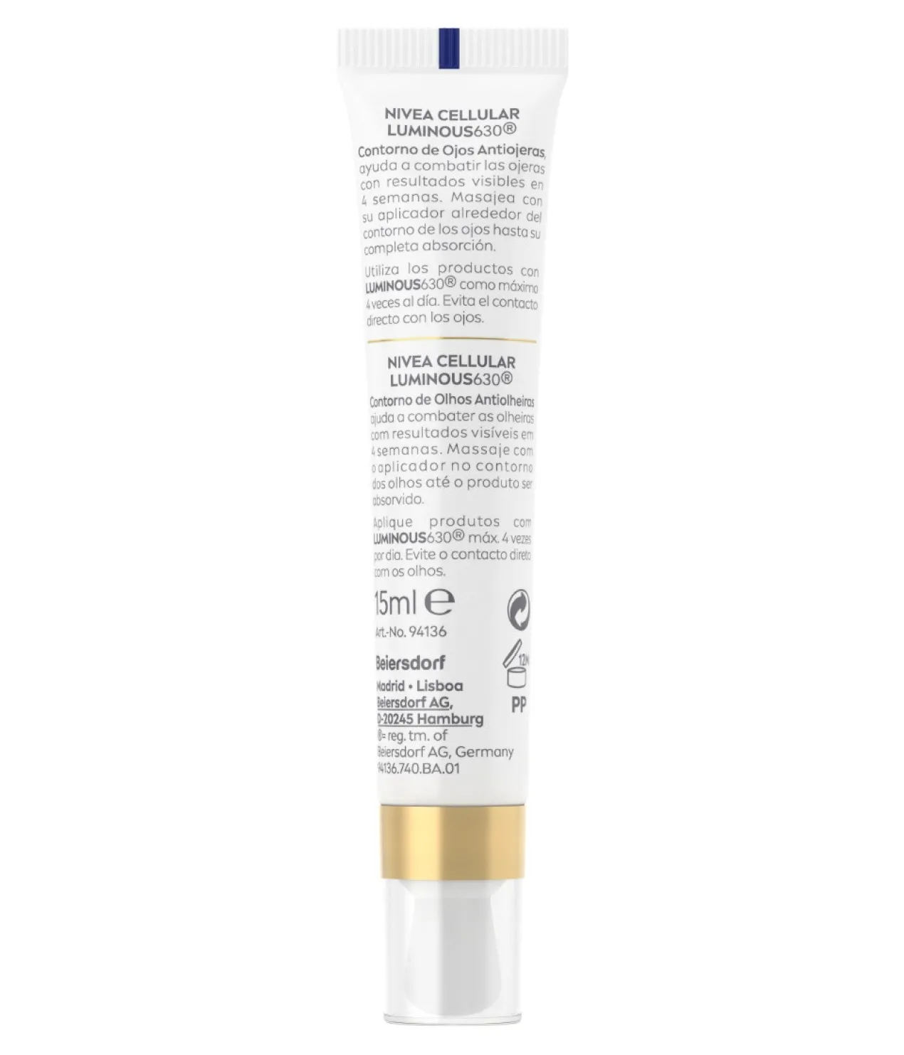 Cellular Luminous 630 Antimanchas Contorno de Olhos Antiolheiras