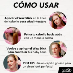 Cera de Penteado Glued Wax Stick