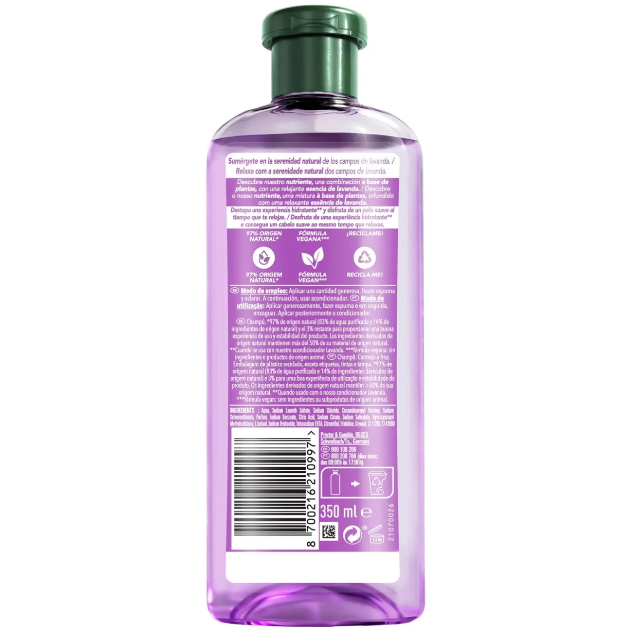 Champô com Aroma a Lavanda