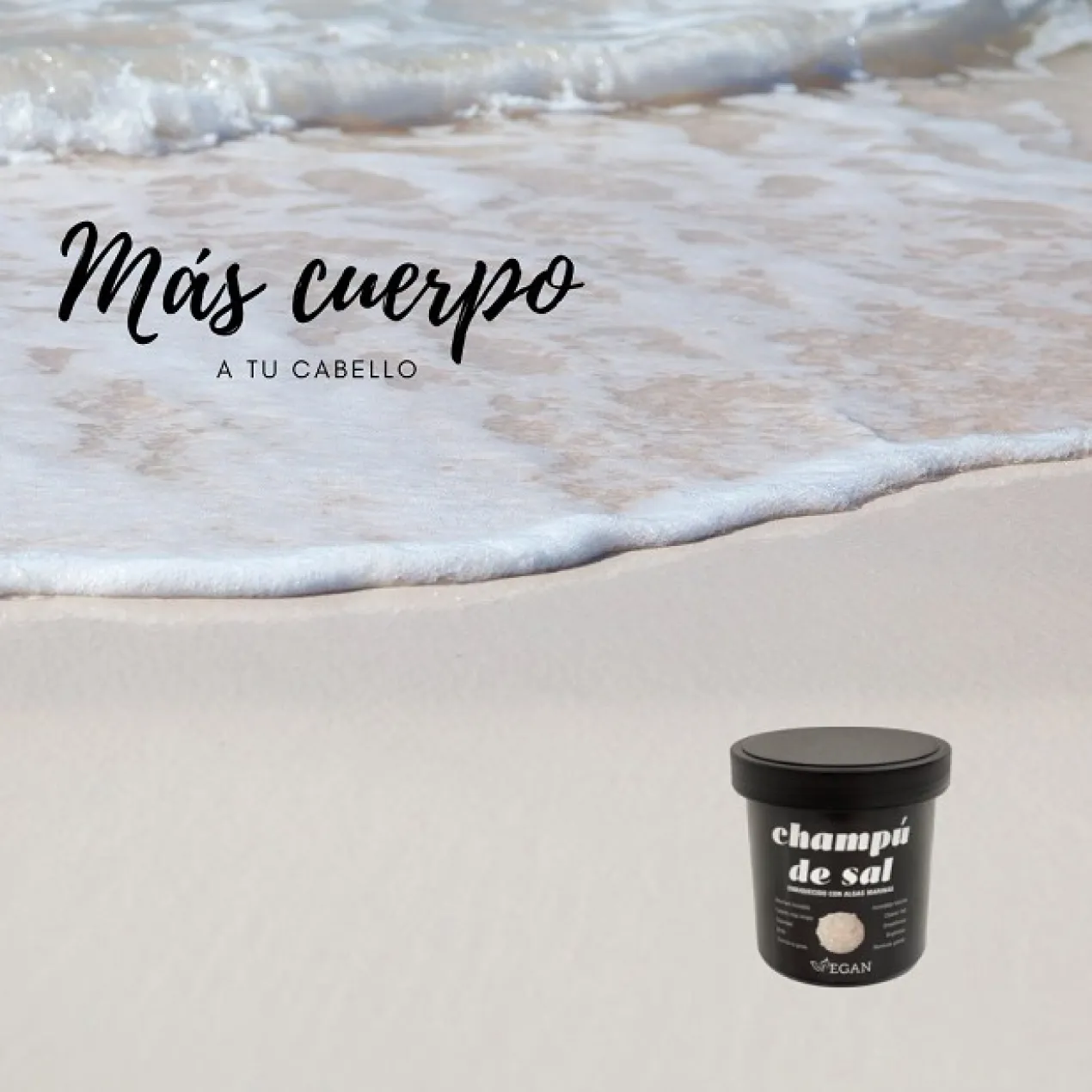 Champô de Sal com Algas Marinhas Cabelos Oleosos