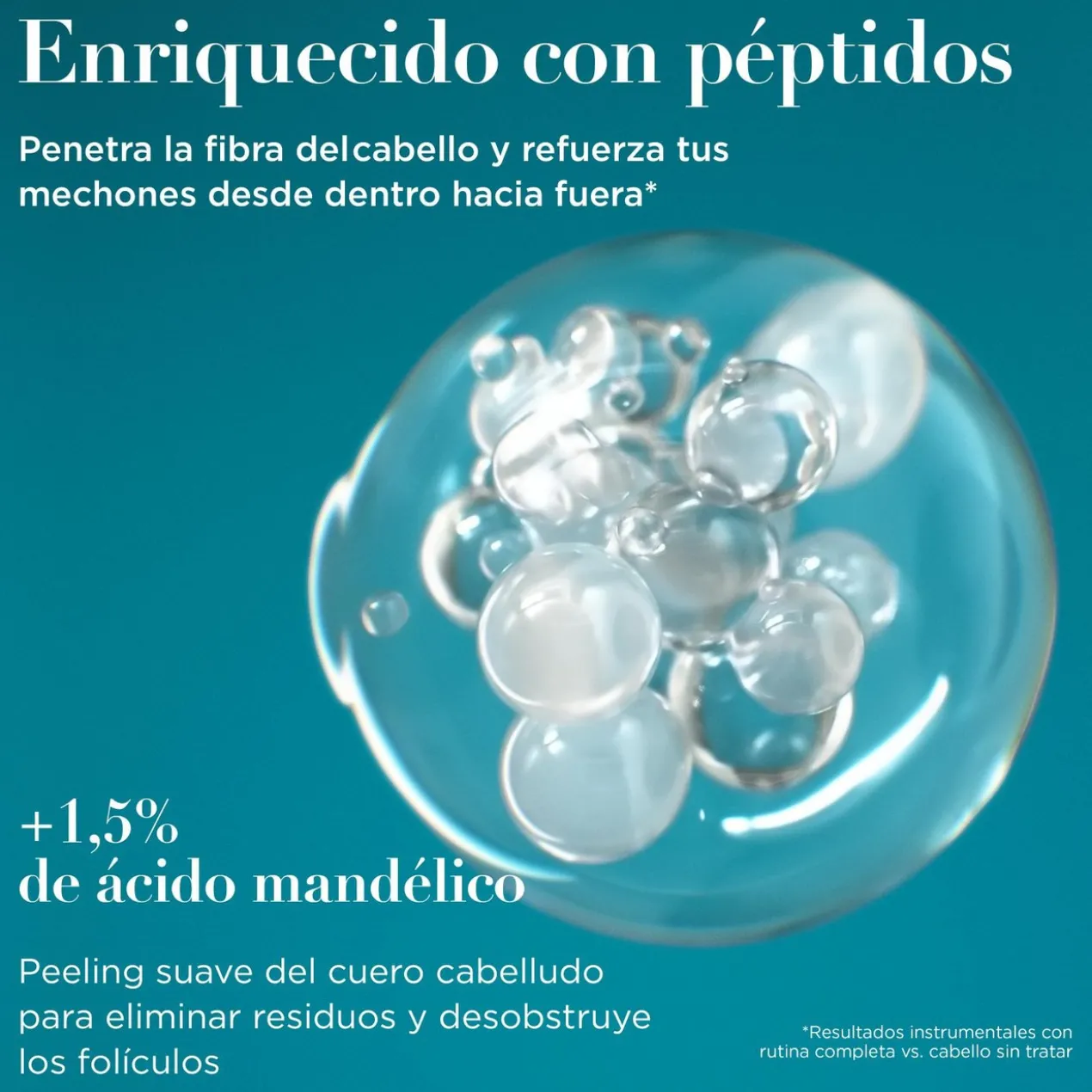 Champô Pro Growth Esfoliante e Fortificante + Peptide