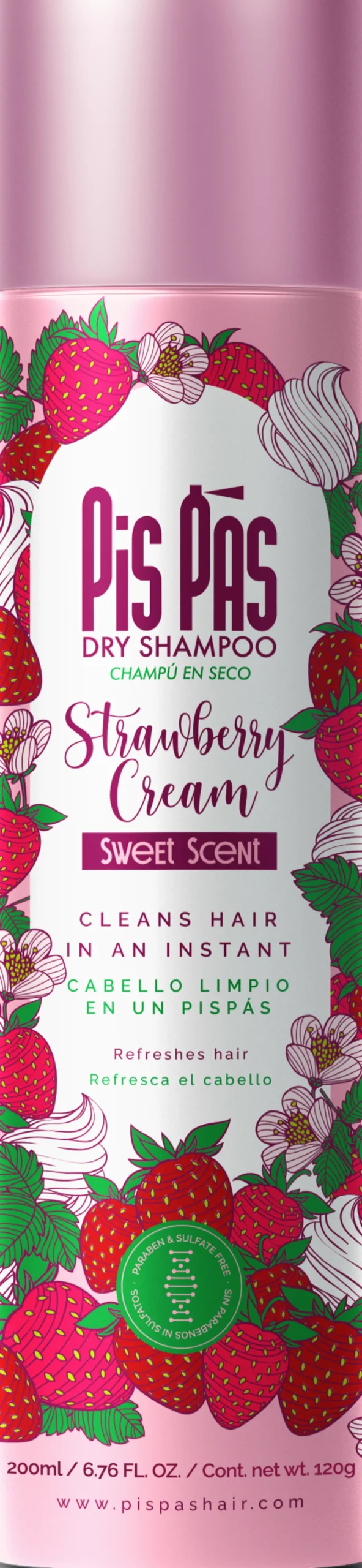 Champô Seco Creme de Morango