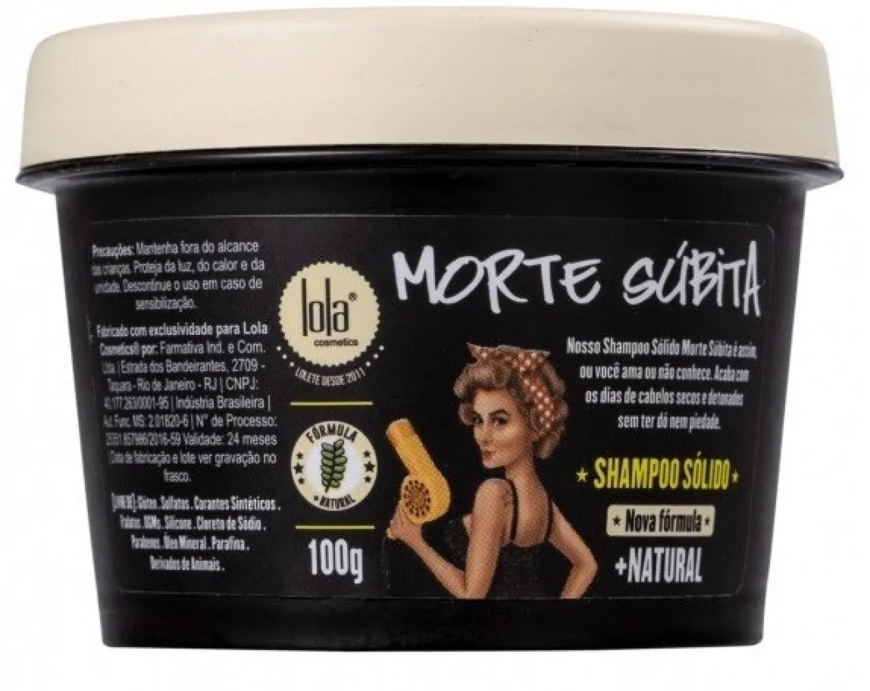 Champô Sólido Morte Súbita