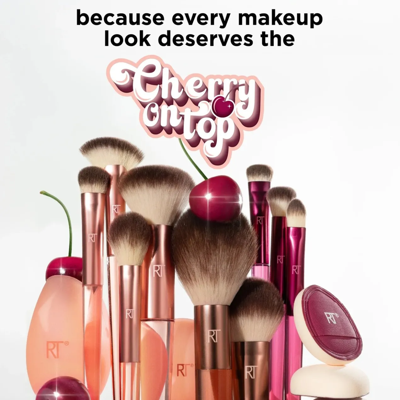 Cherry On Top A Brighter Hue Conjunto Pincéis de Base
