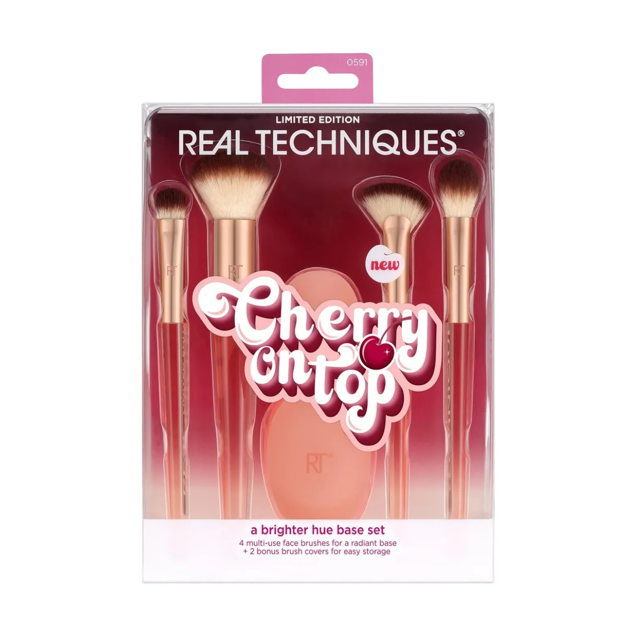 Cherry On Top A Brighter Hue Conjunto Pincéis de Base