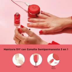 Cherry Red Kit de Manicure Semipermanente