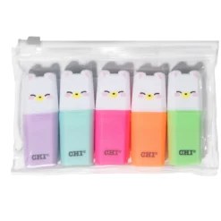 Chi Conjunto Sublinhadores Cute Fluor