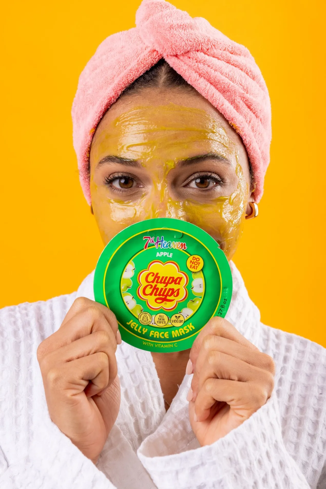 Chupa Chups Máscara Facial de Gelatina de Maçã