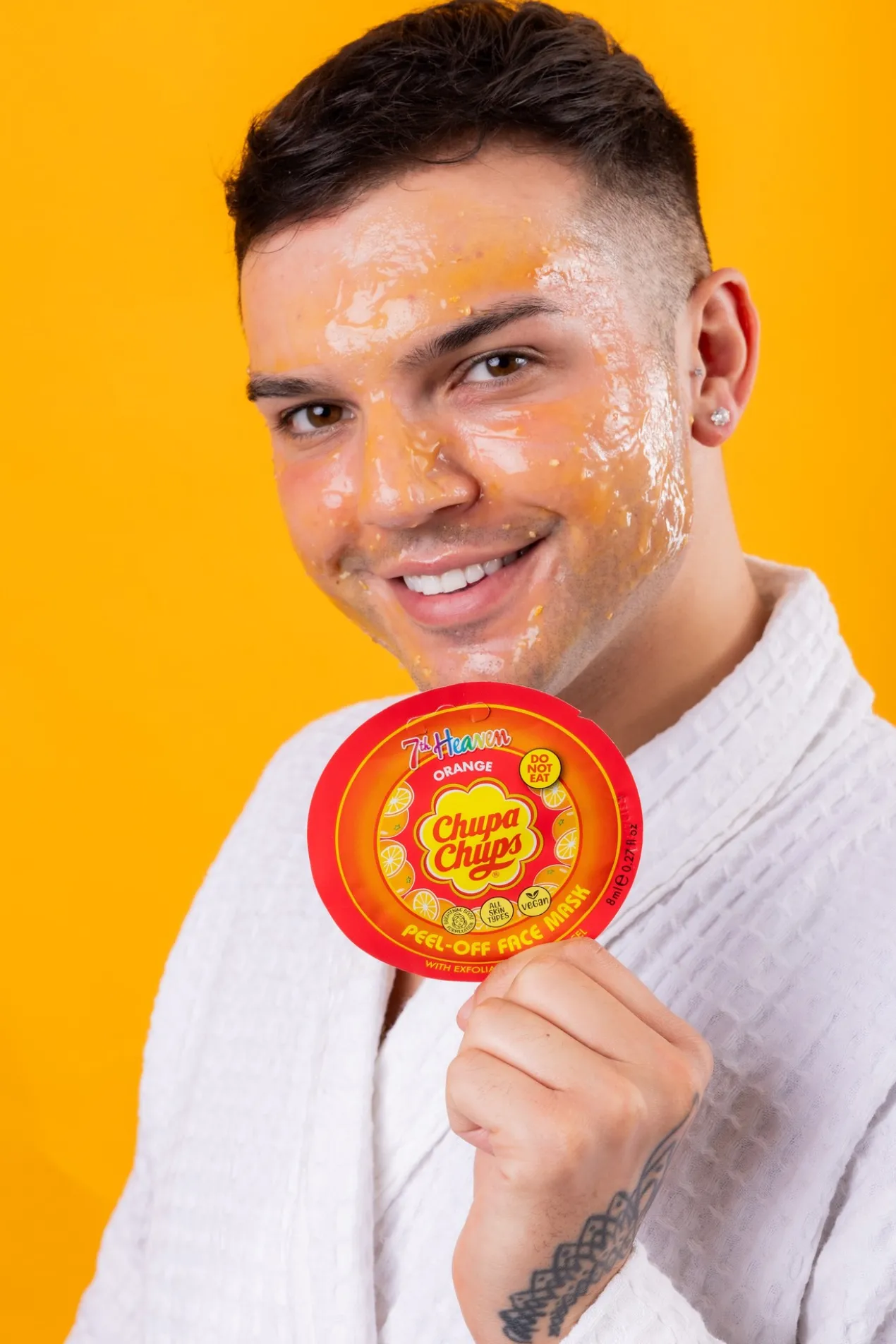 Chupa Chups Máscara Facial Peel-Off Laranja