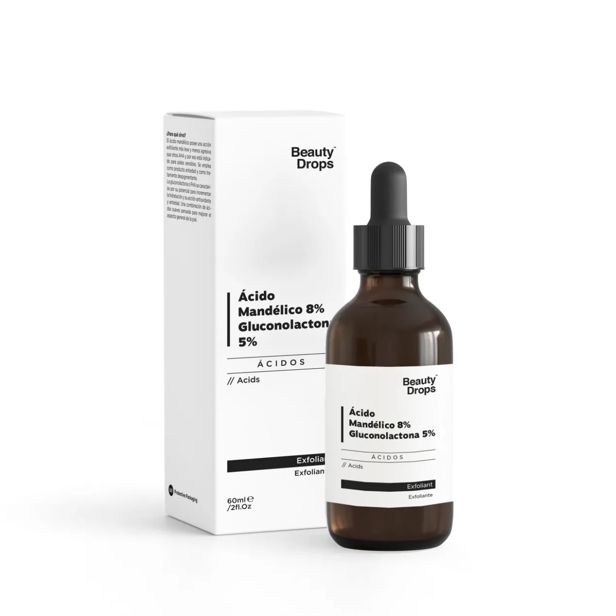 Ácido Mandélico + Gluconolactona Esfoliante