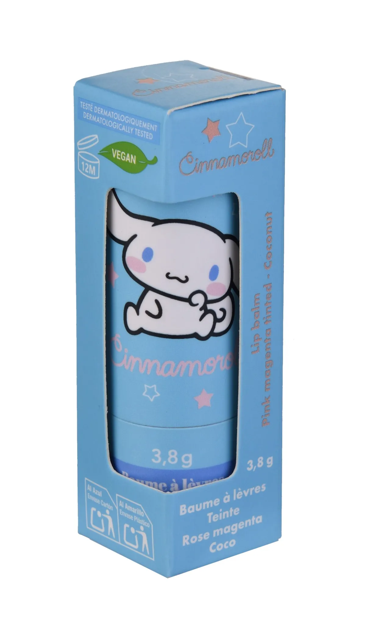 Cinnamoroll Bálsamo Labial com Cor