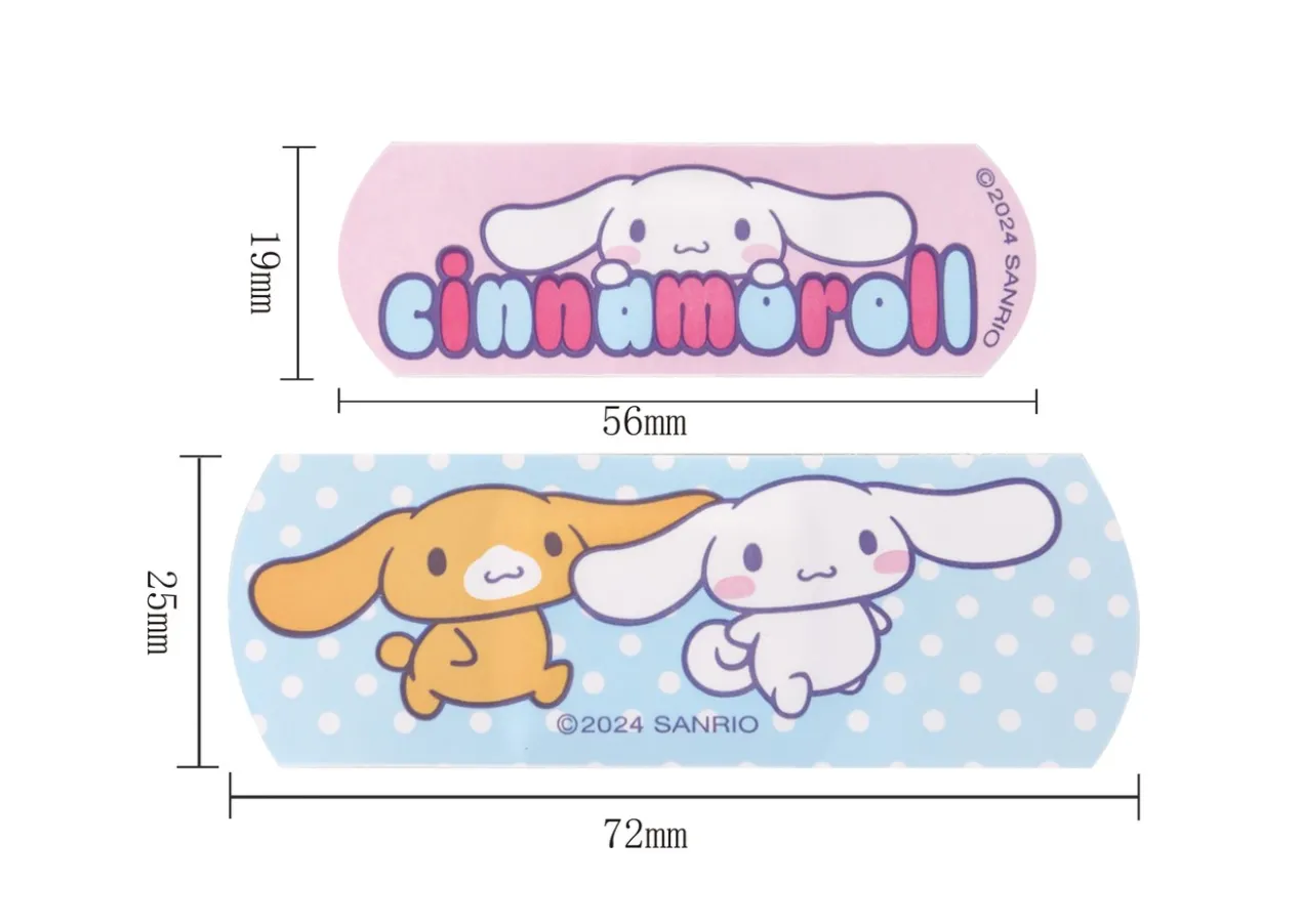 Cinnamoroll Caixa Metálica com Pensos