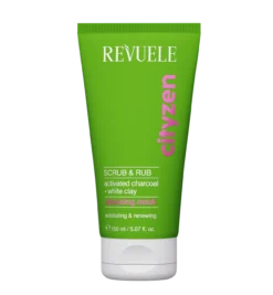 Cityzen Scrub & Rub Cleansing Mask Carvão Ativo + Argila Branca