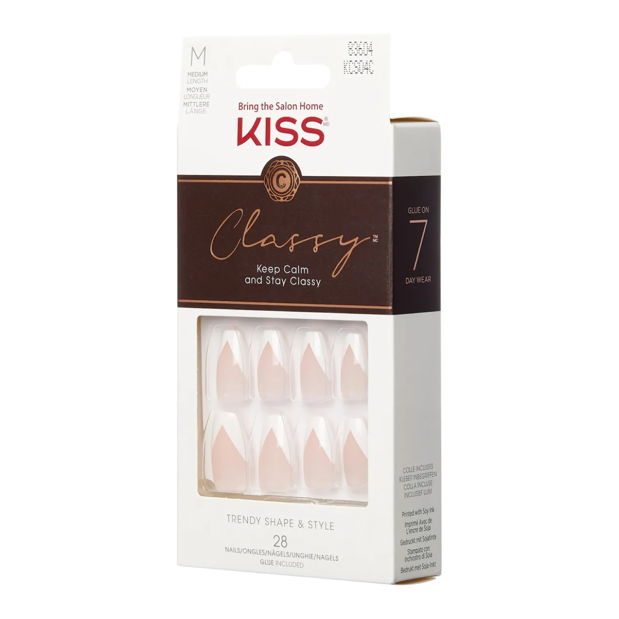 Classy Unhas Postiças Silk Dress