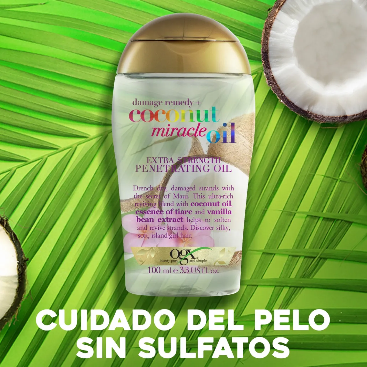 Coconut Miracle Oil Óleo Penetrante Extra Força