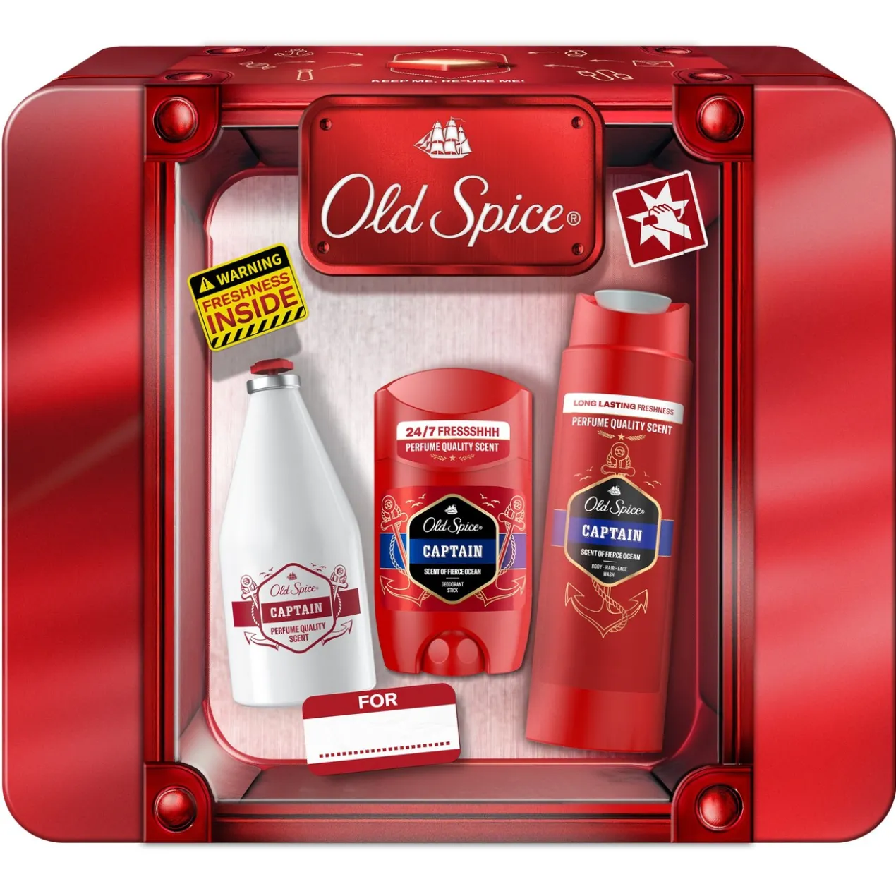 Coffret Captain Caixa Metálica