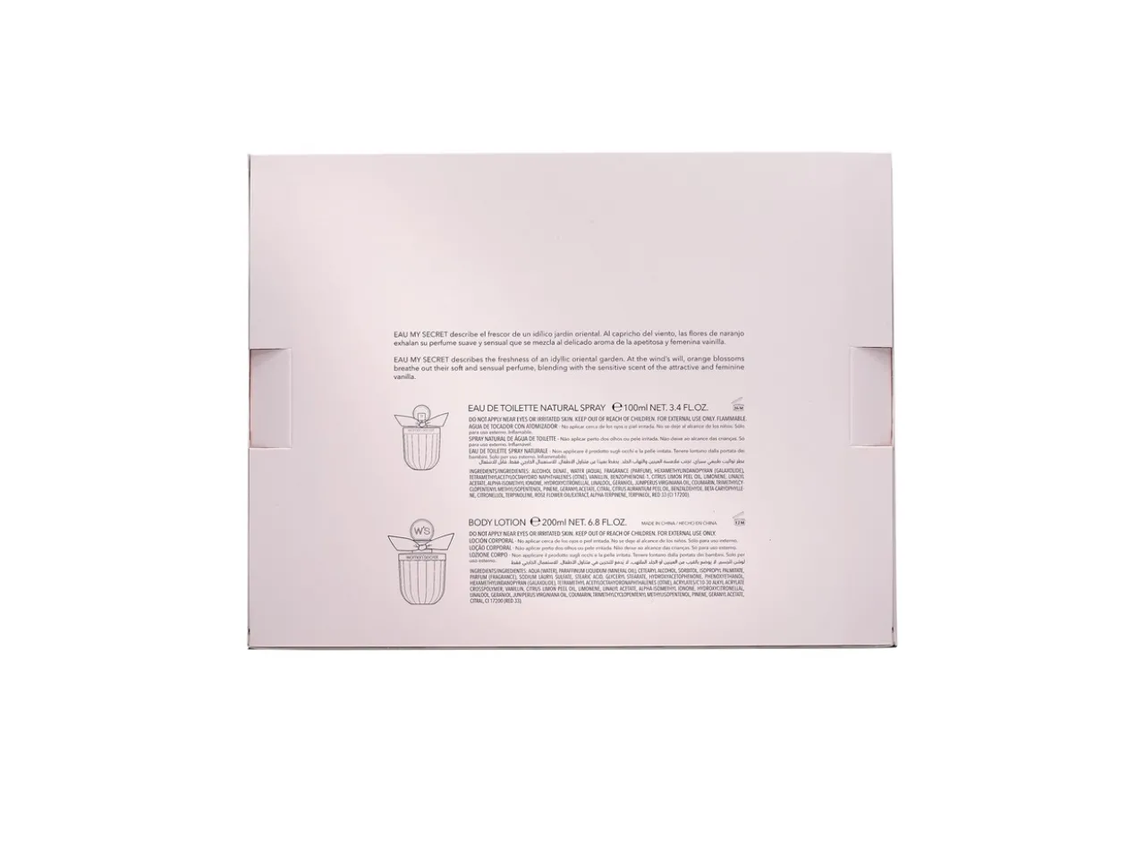 Coffret Eau My Secret