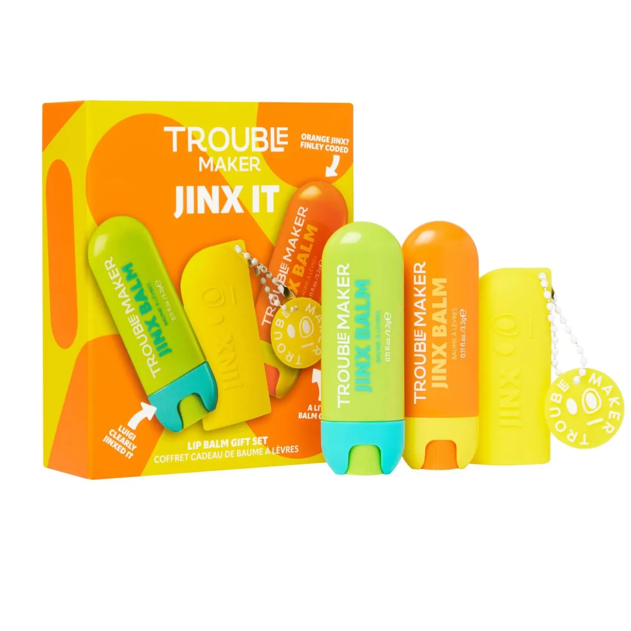 Coffret Jinx It Bálsamo Labial e Porta-chaves