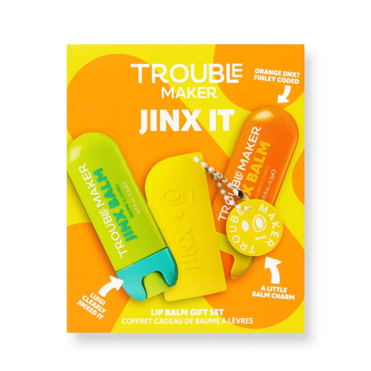 Coffret Jinx It Bálsamo Labial e Porta-chaves
