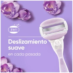 Coffret Nécessaire + Venus Comfortglide Máquina de Depilação + Recargas + Suporte de Duche