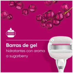 Coffret Nécessaire + Venus Comfortglide Aroma Sugarberry + Recargas + Suporte
