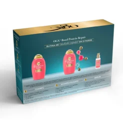 Coffret OGX Bond Protein Repair Rotina Cabelo Seco e Danificado