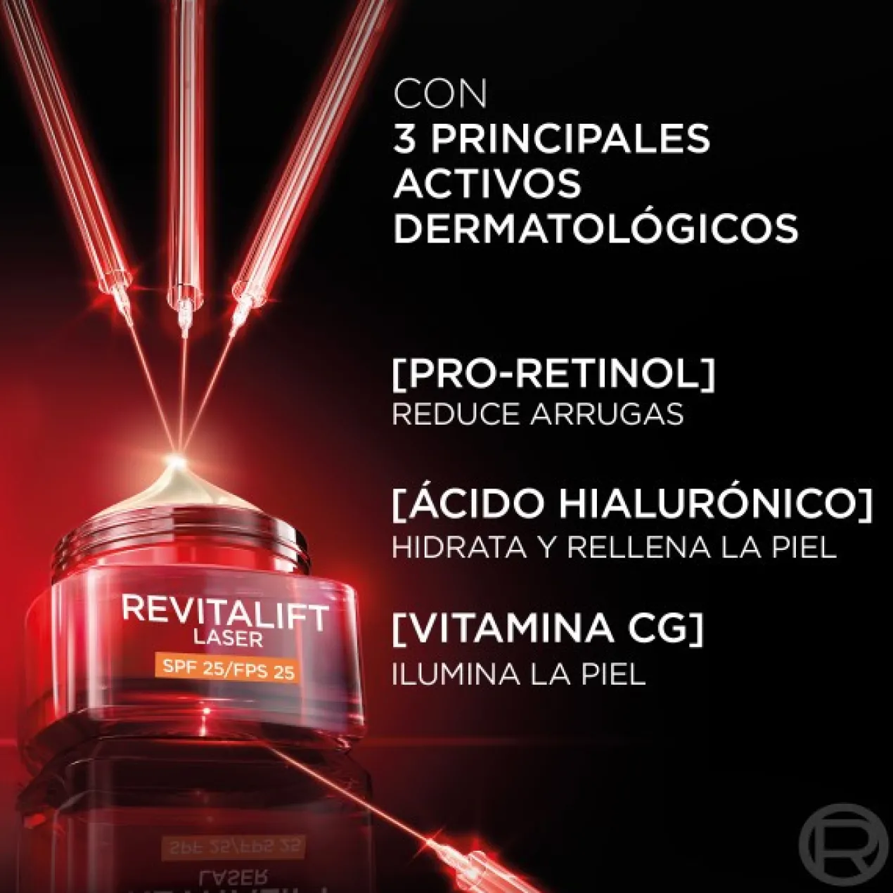 Coffret Revitalift Laser Sérum + Creme de Dia SPF25