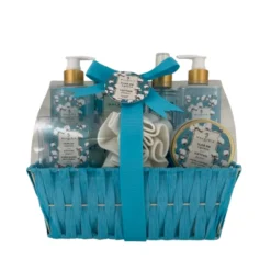 Coffret Spa Cotton Flower Cesta Azul