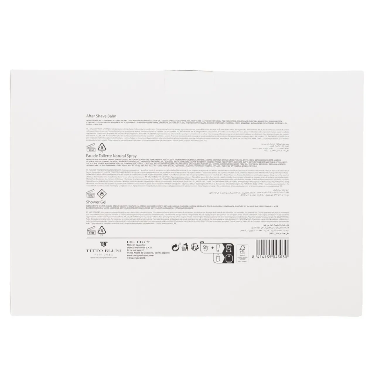 Coffret Uomo Eau de Toilette