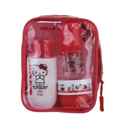 Coffret Viagem Hello Kitty Travel Case Sunny Paradise Creme + Bruma + Gel