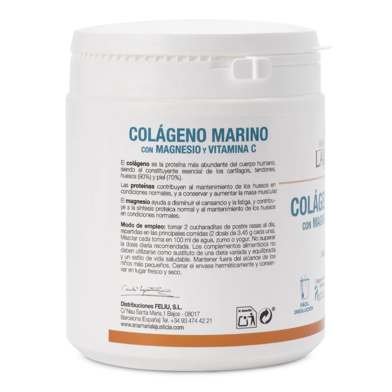 Colagénio Marinho com Magnésio e Vitamina C Sabor Melancia