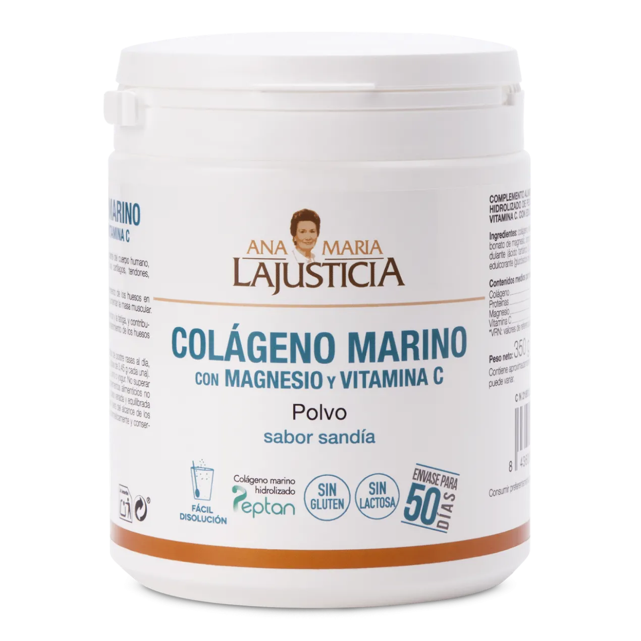 Colagénio Marinho com Magnésio e Vitamina C Sabor Melancia