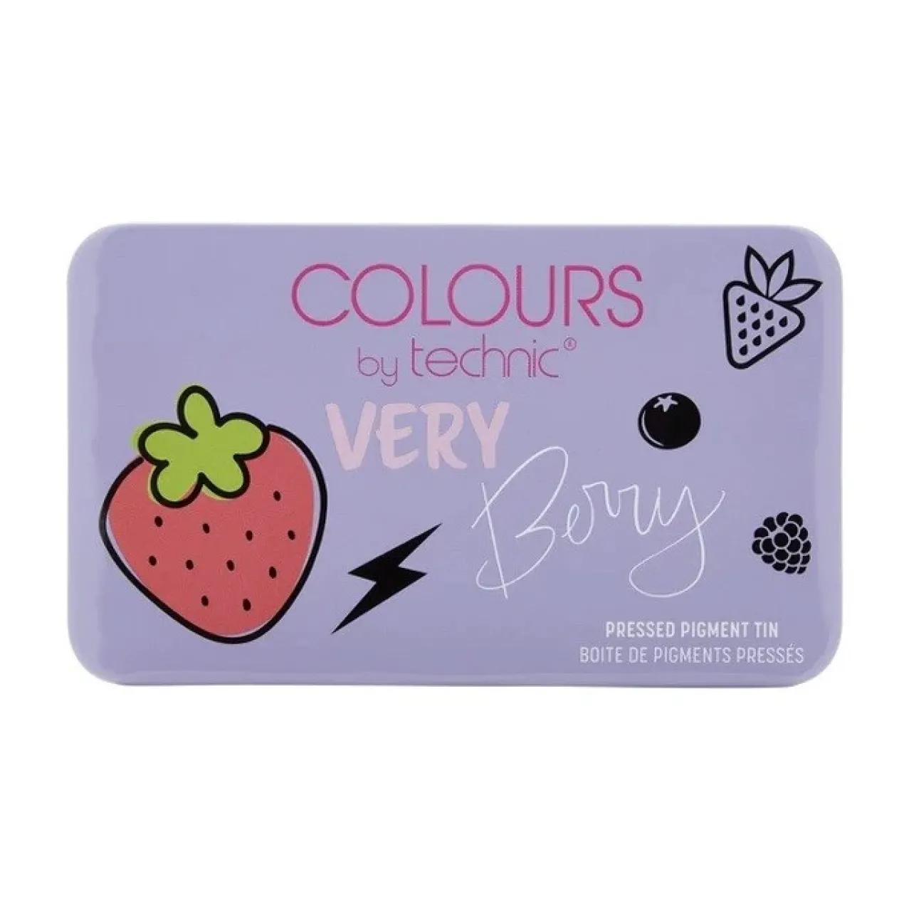 Colours by Technic Lata Sombras de Olhos Very Berry