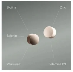 Comprimidos Biotina Complex 12000 mcg Zinco Selénio Vitaminas D3 & E