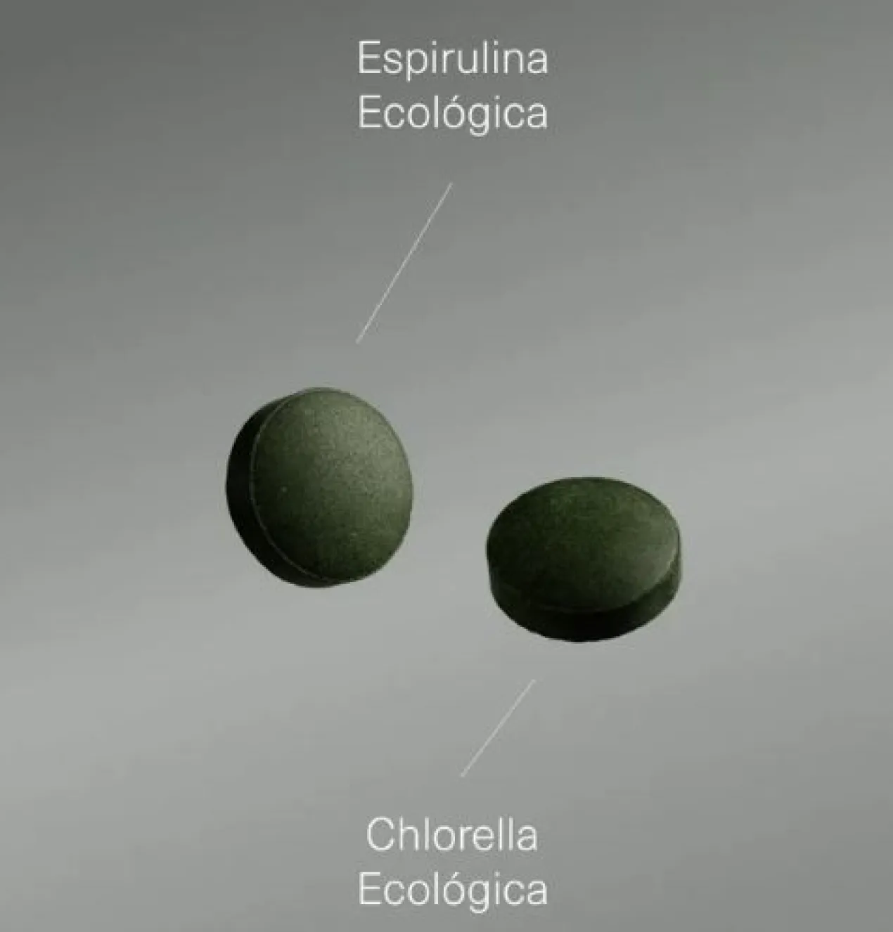 Comprimidos Espirulina e Chlorella