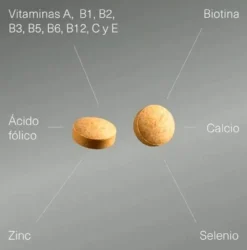 Comprimidos Multivitaminas Ácido Fólico, Cálcio e Selénio